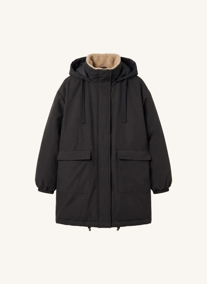 By Bar - Kapüşonlu Dean Parka | Siyah