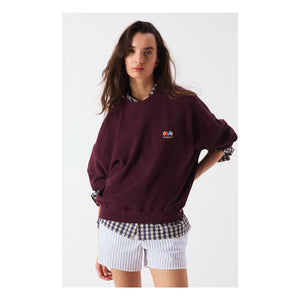 American Vintage - Atubay Pamuklu Sweatshirt | Lie de vin