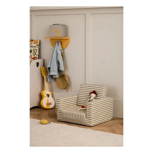 Kid's Concept - Striped Fireplace Armchair | Sand
