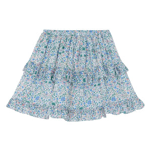 Tartine et Chocolat - Liberty Ruffled Skirt | White
