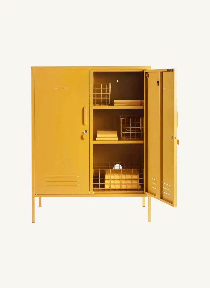Mustard Made - Midi Metal Storage Unit | Light Yellow