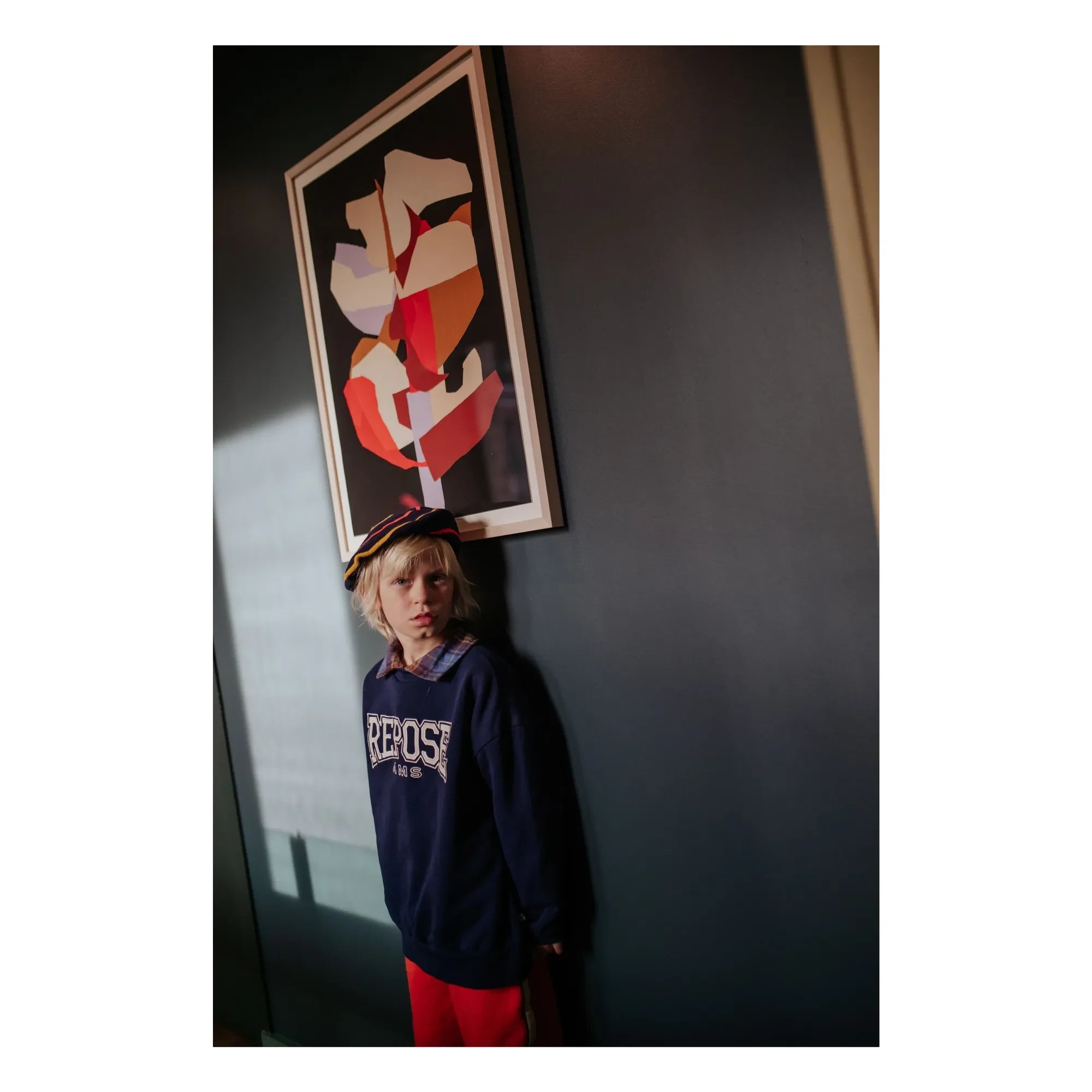 Repose AMS - Cozydrop REPOSE AMS Organic Cotton Sweatshirt | Navy Blue