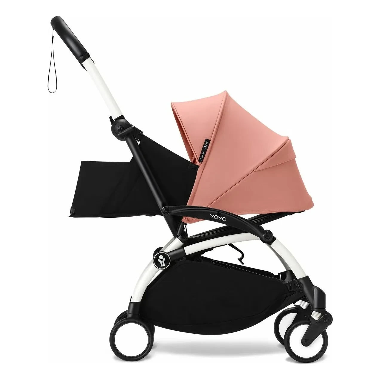 Stokke® - YOYO³ 0+ newborn stroller White frame | Ginger