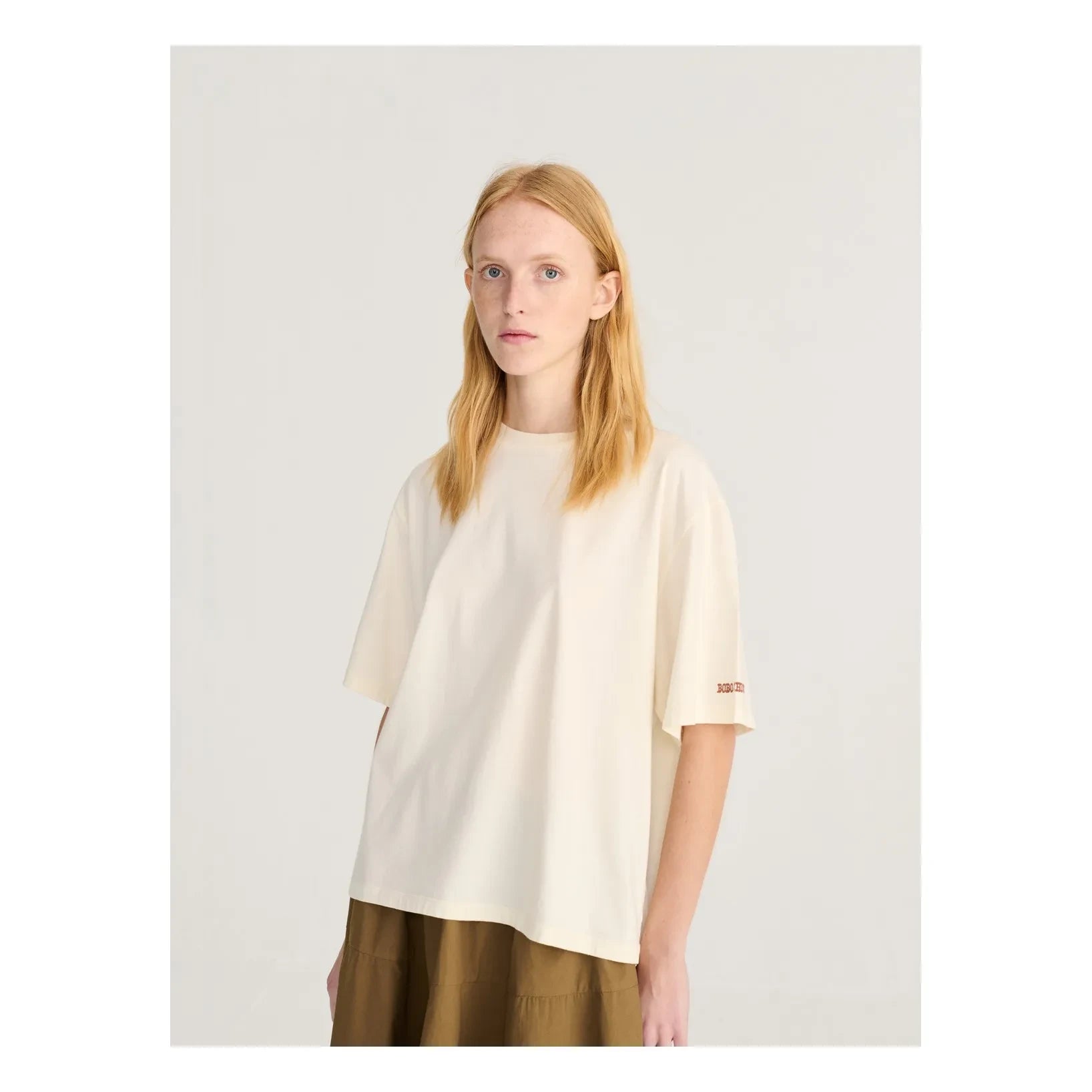 Bobo Choses - Dark Flower Organic Cotton T-Shirt | White