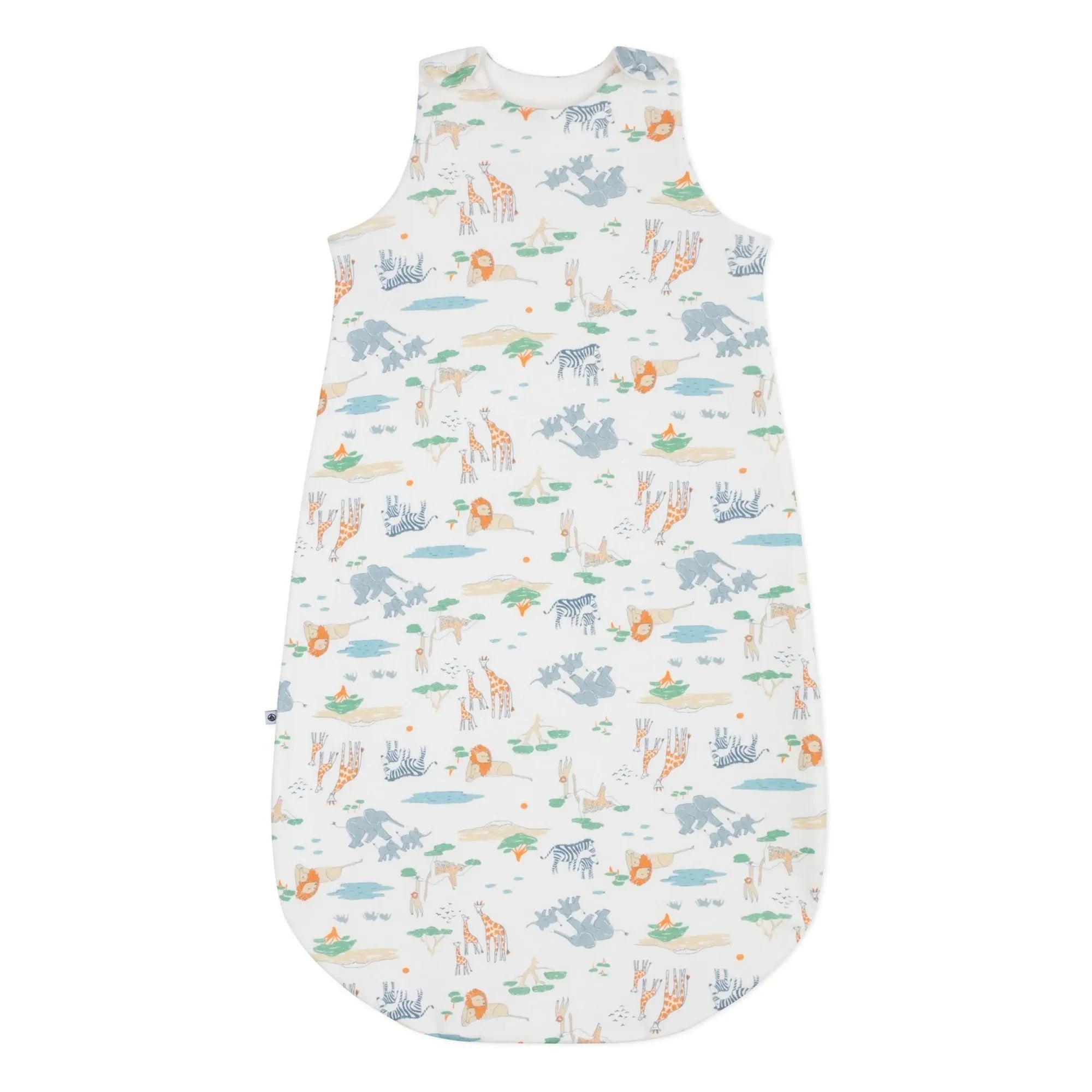 Petit Bateau - Savan Organic Cotton Sleep Sack | White