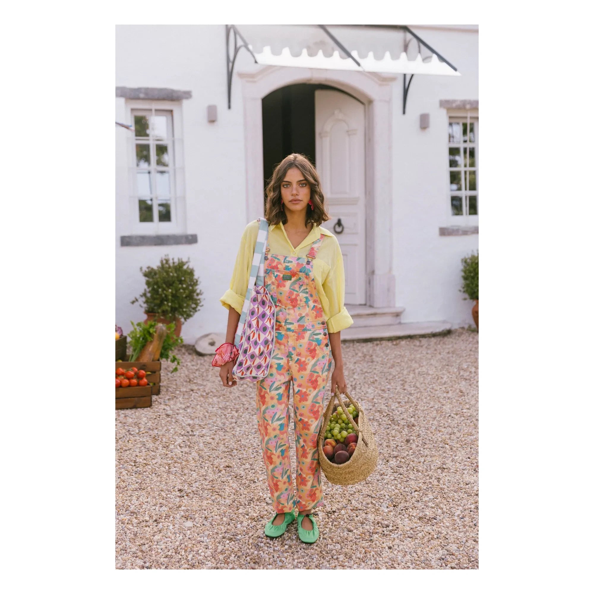 Favorite People - Tuscany Floral Pattern Jumpsuit - Women's Collection | Orange