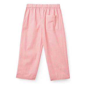 Copenhagen Colors - Pied de Poule Organic Cotton Pants | Pink