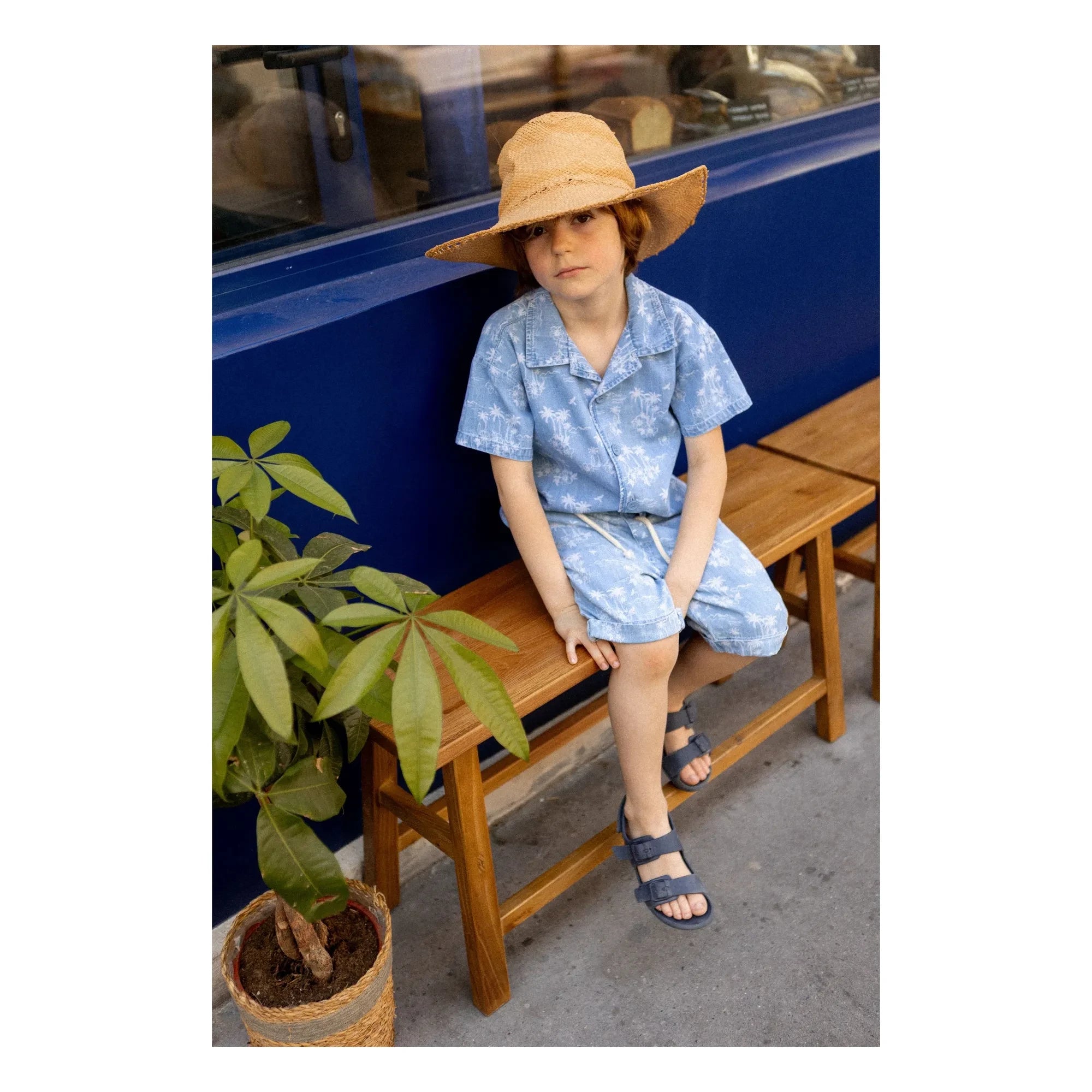 Louis Louise - Denim Bermuda Soho Hawaii | Light Blue