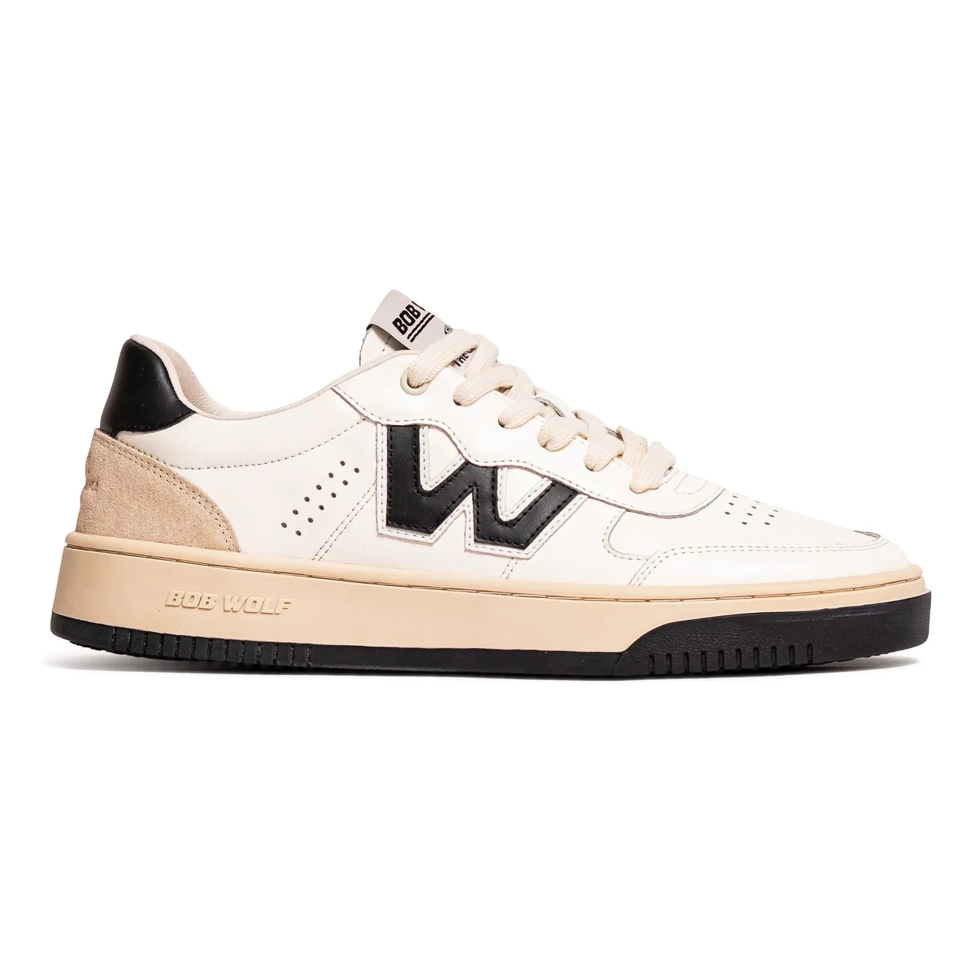 Bob Wolf - Legacy Leather and Suede Sneakers | Black