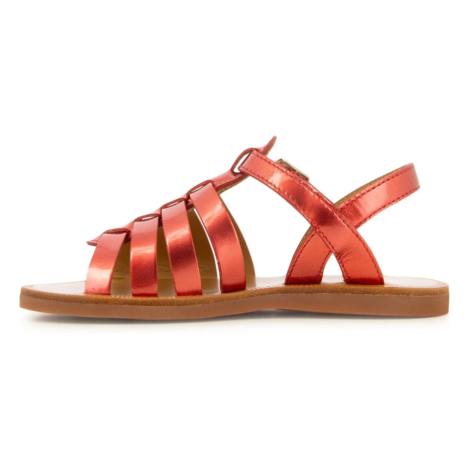 Pom d'Api - Plagette Strappy Sandals | Red