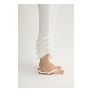 Posse - Florence Linen Pants | White - Ivory