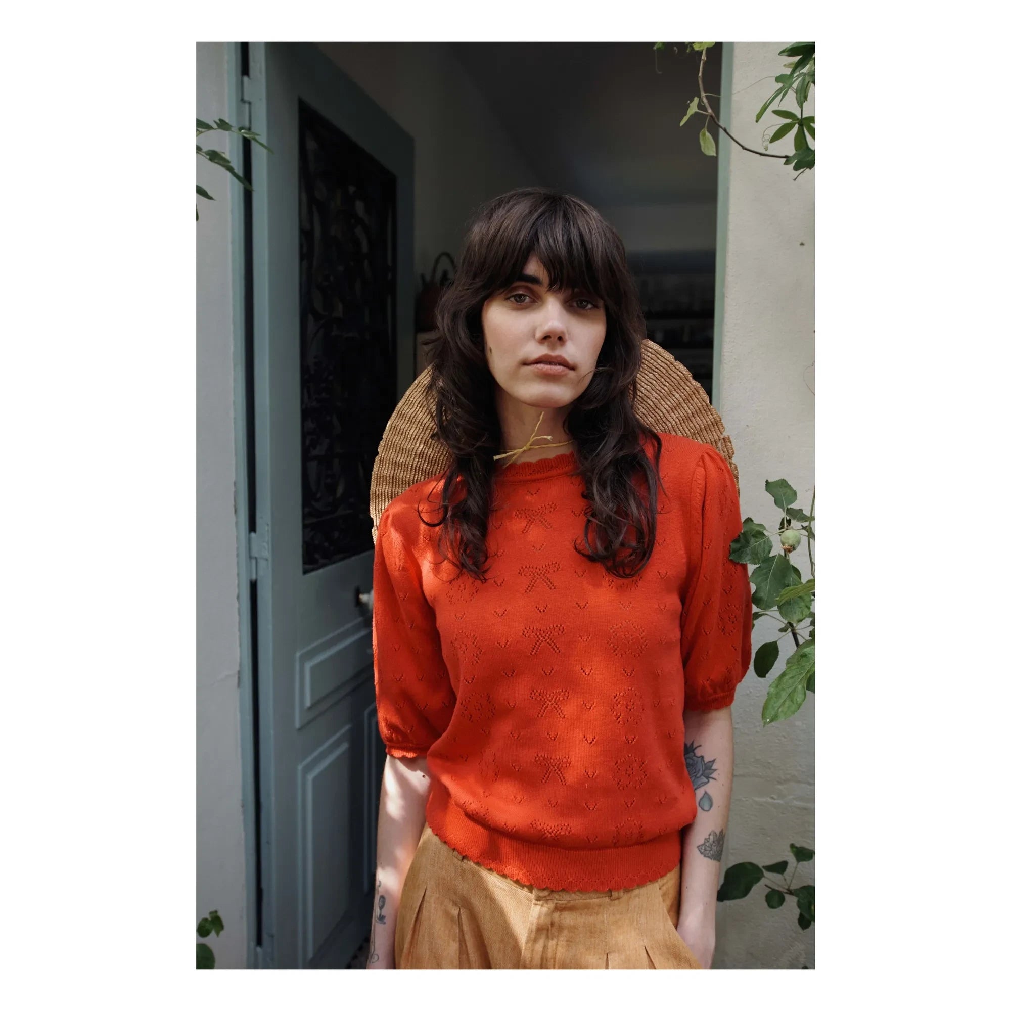 Emile et Ida - Linen and cotton trousers | Mustard
