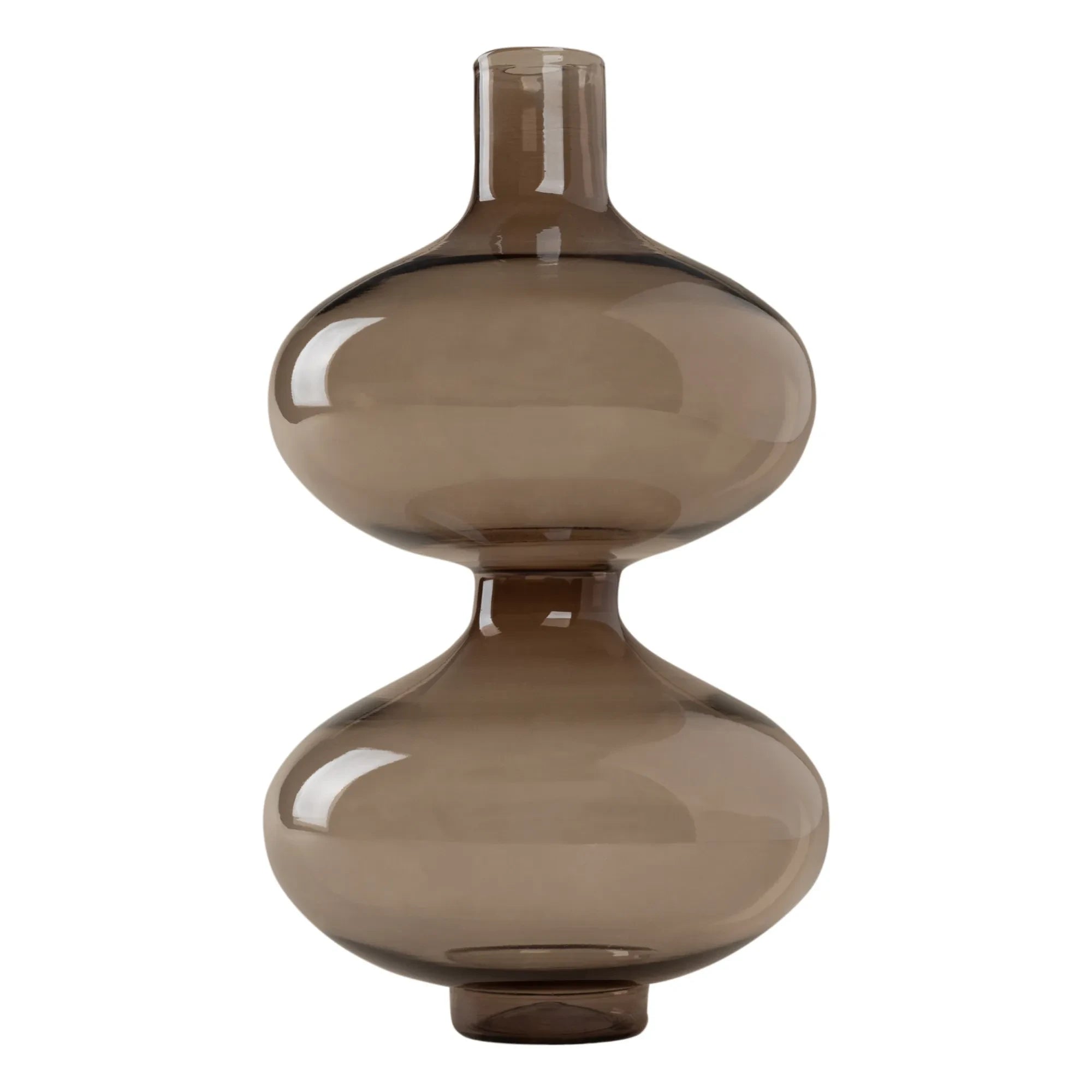 Los Objetos Decorativos - Smoked Borosilicate Vase | Brown