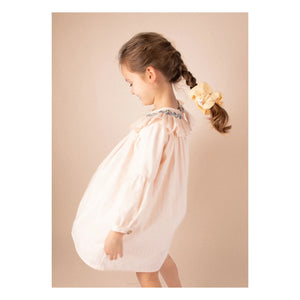 Dormouse - Lou Scrunchie Vichy Organik Pamuk | Sarı