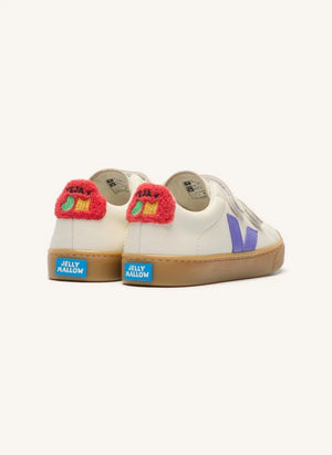 Veja - Scratch Sneakers Little Esplar Veja x Jelly Mallow Leather | White