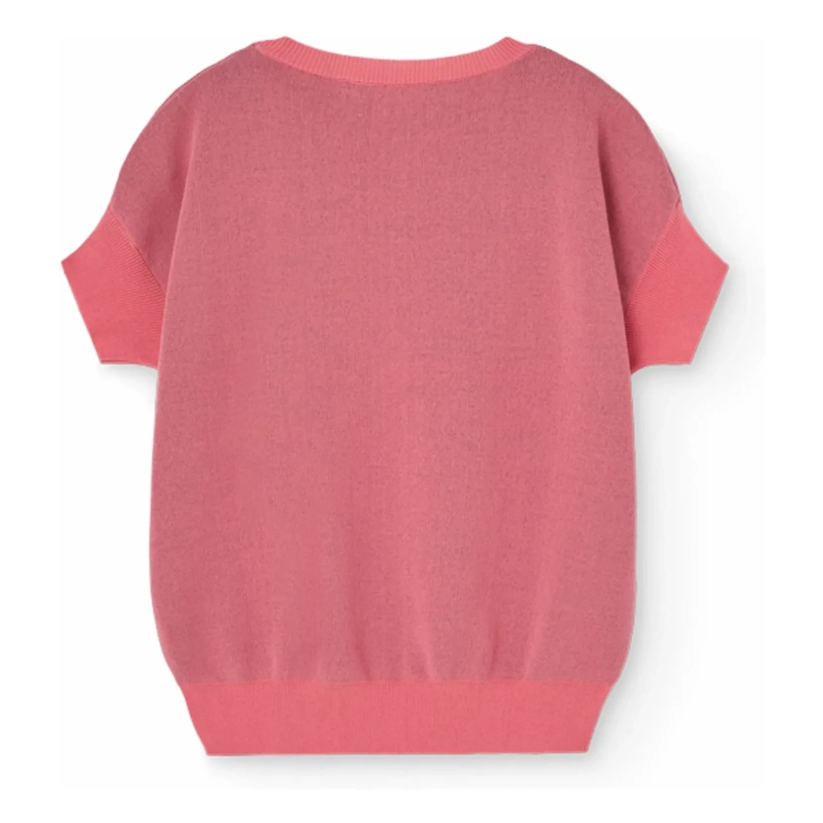 The Animals Observatory - Pink Short-Sleeve Sweater
