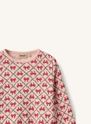 Wheat - Mila Organic Cotton Pajama Knots | Dusty Pink