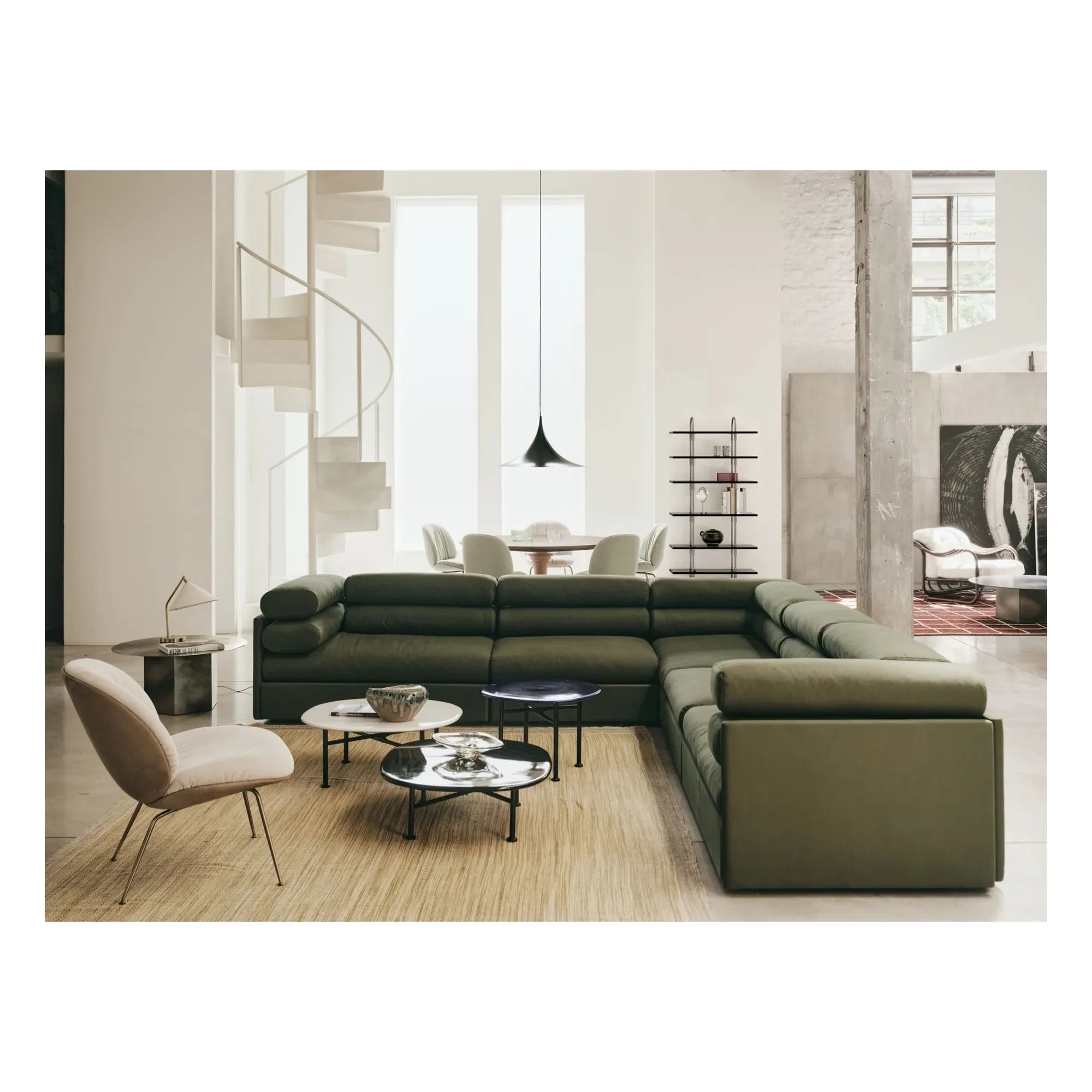 Gubi - Carmel ceramic coffee table, OEO Studio | Black