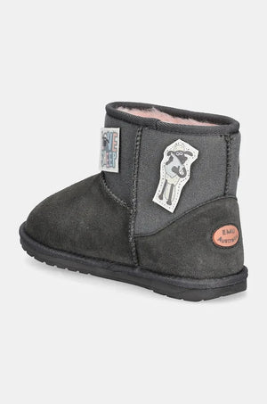 Kids Suede-Finish Shoes Emu Australia Shaun The Sheep Play