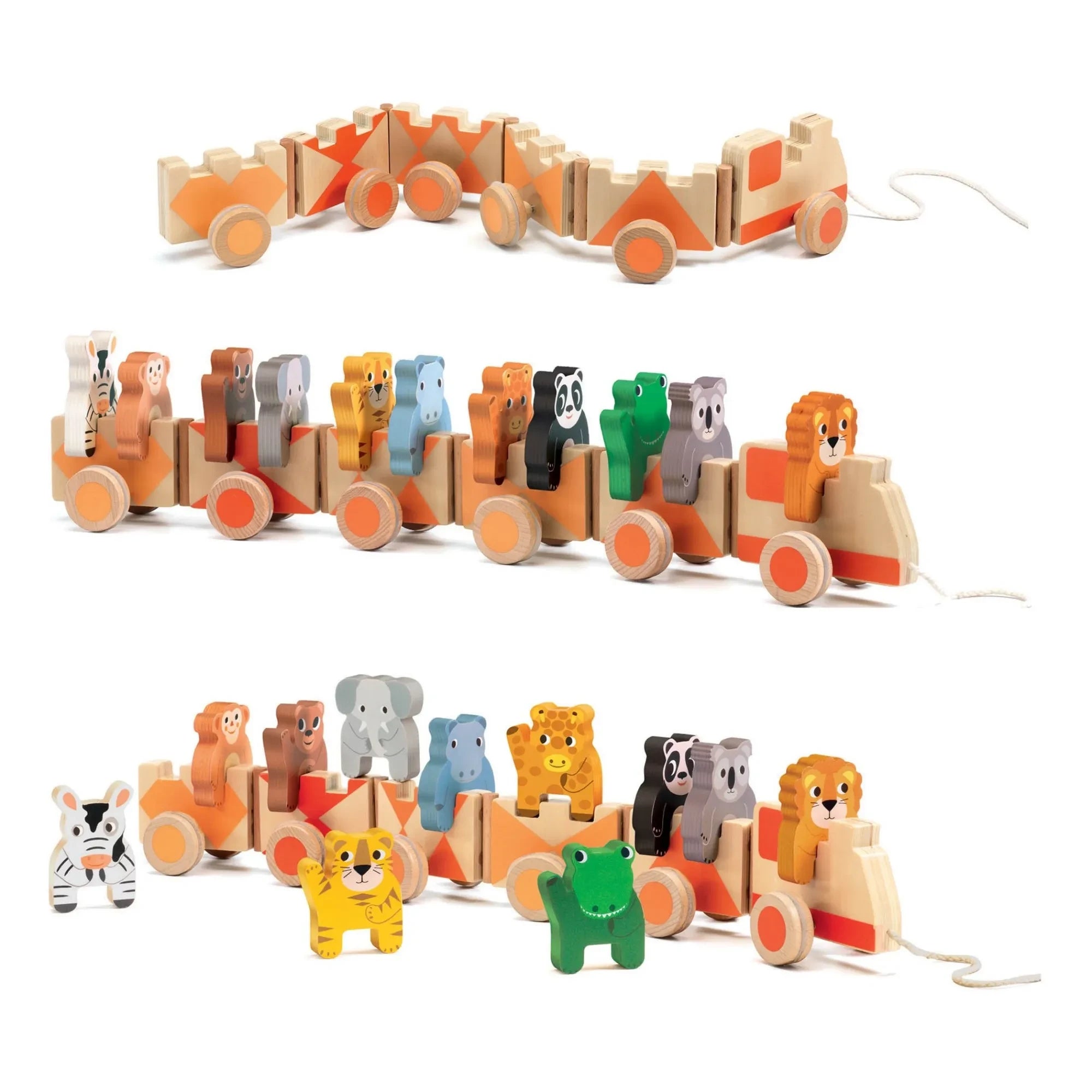 Djeco - Trainimo Jungle Pull Toy