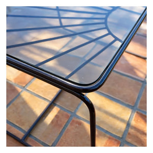 Honoré - Eldorado Coffee Table, Smoked Glass Top | Frosted Brown