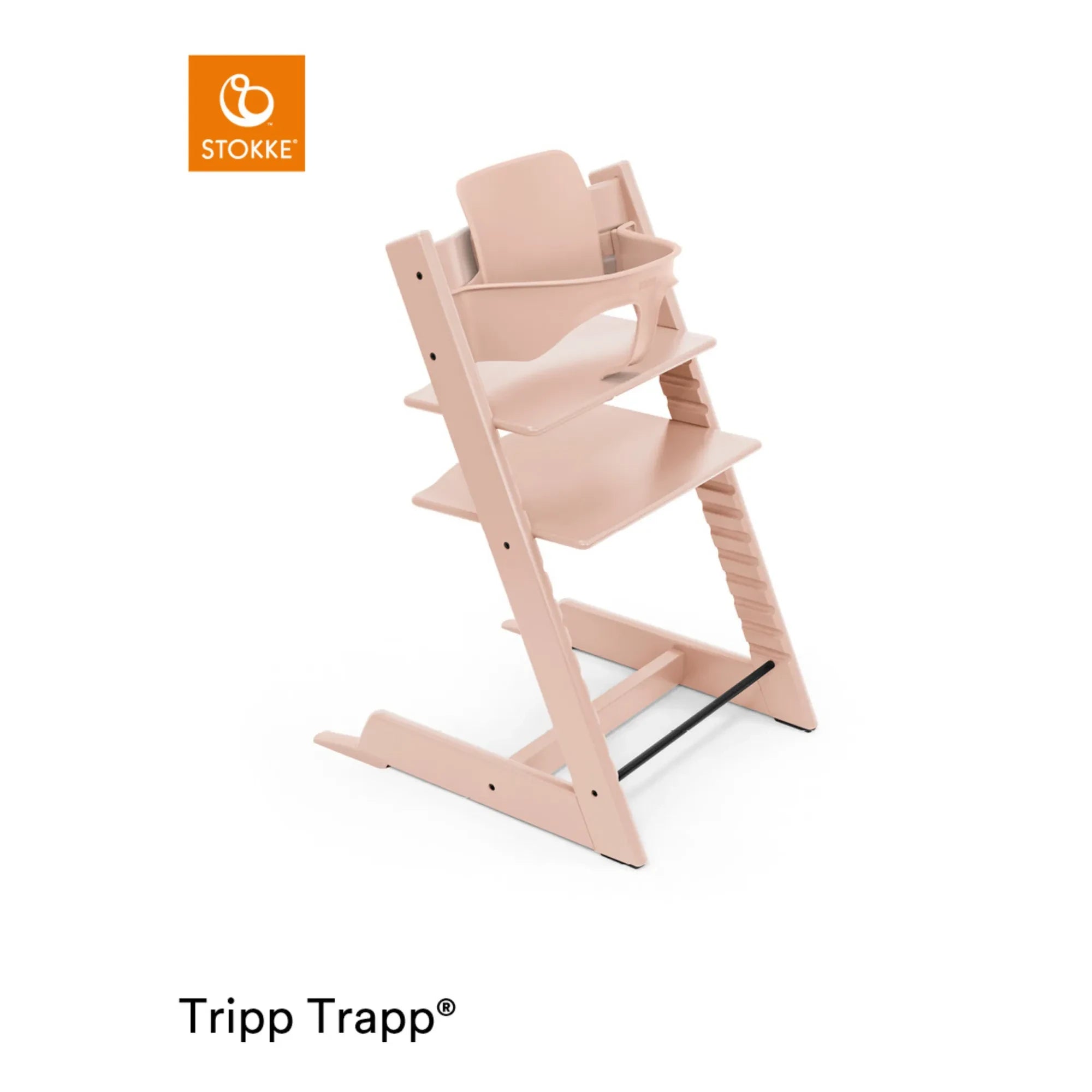 Stokke® - Tripp Trapp® Beech Wood High Chair | Pink