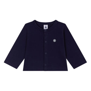 Petit Bateau - Organic cotton cardigan | Midnight blue