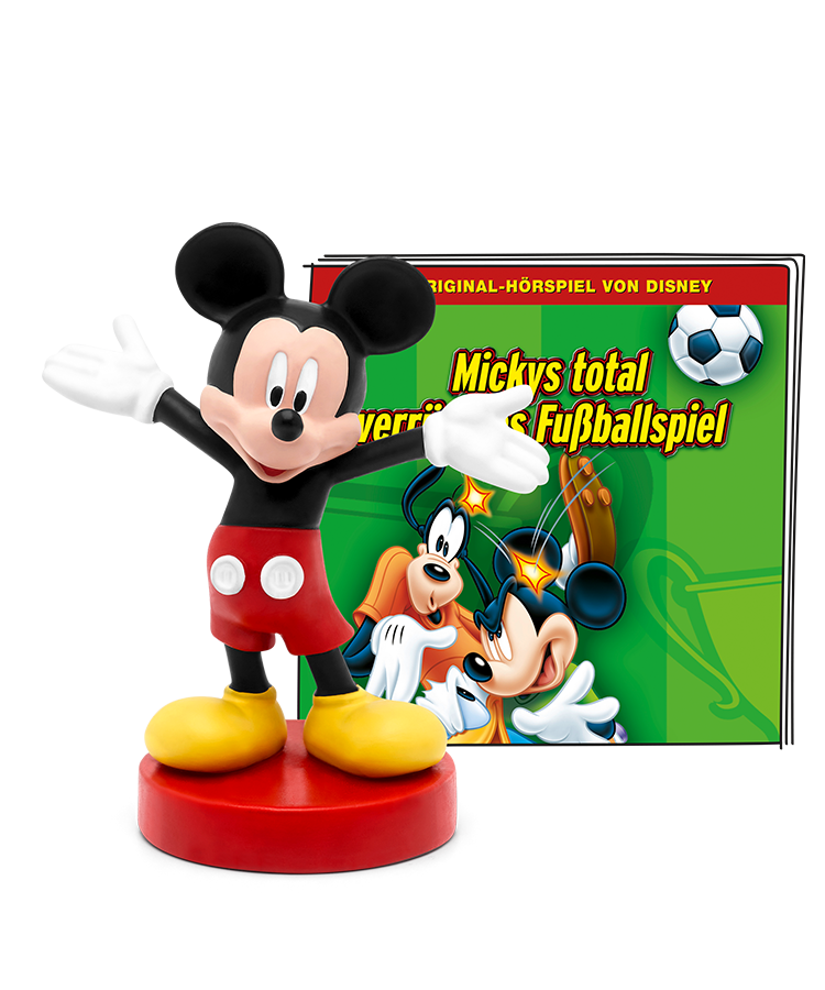 Tonies - Almanca Mickey'Nin Çılgın Futbol Maçı Sesli Figürü-Dinossi