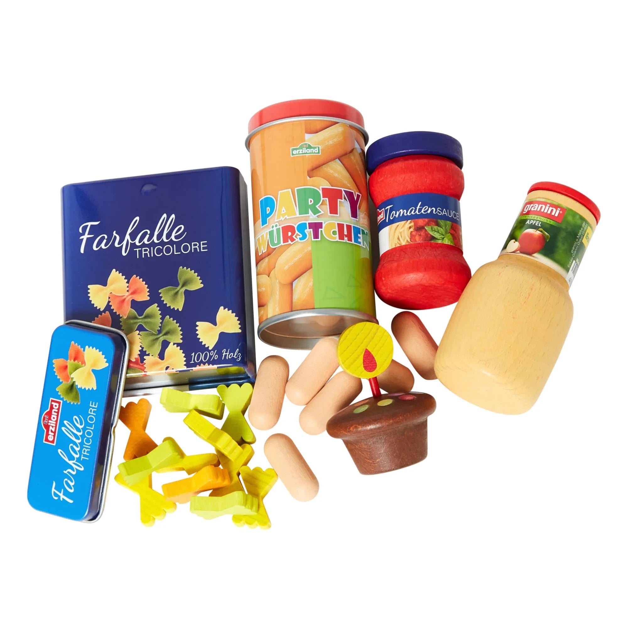 Erzi - Children's Party Food Toy Set - 5 Pieces