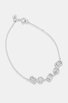 Michael Kors women's silver zirconia bracelet