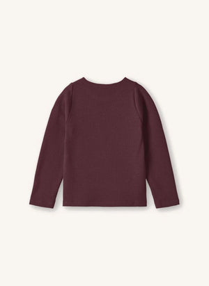 Fliink - Kenna Fitilli T-Shirt | Burgundy