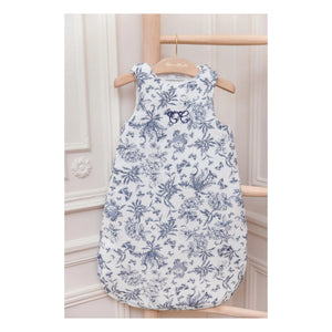 Tartine et Chocolat - Toile de Jouy Sleeping Bag | Navy Blue