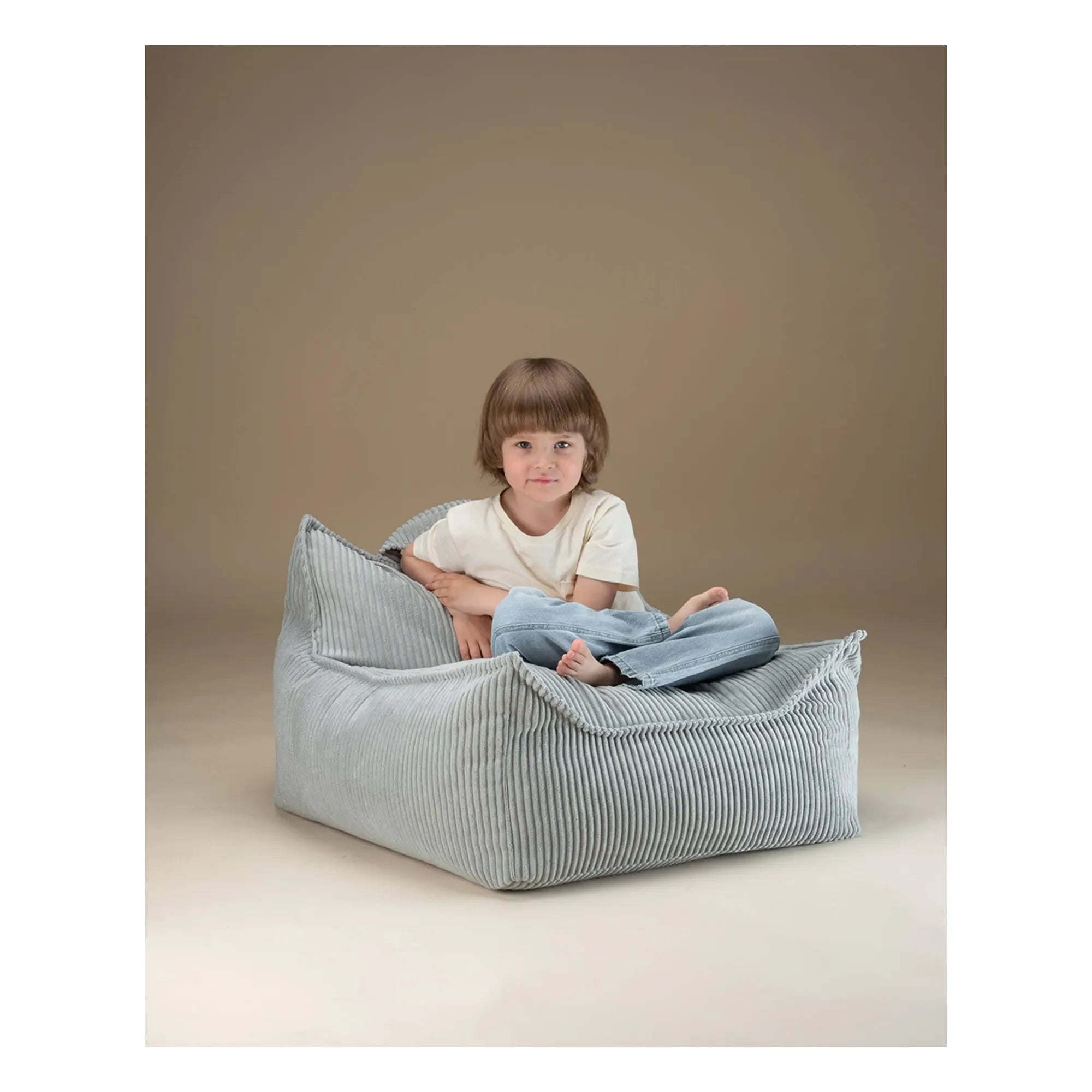 Wigiwama - Velvet Armchair | Light Blue