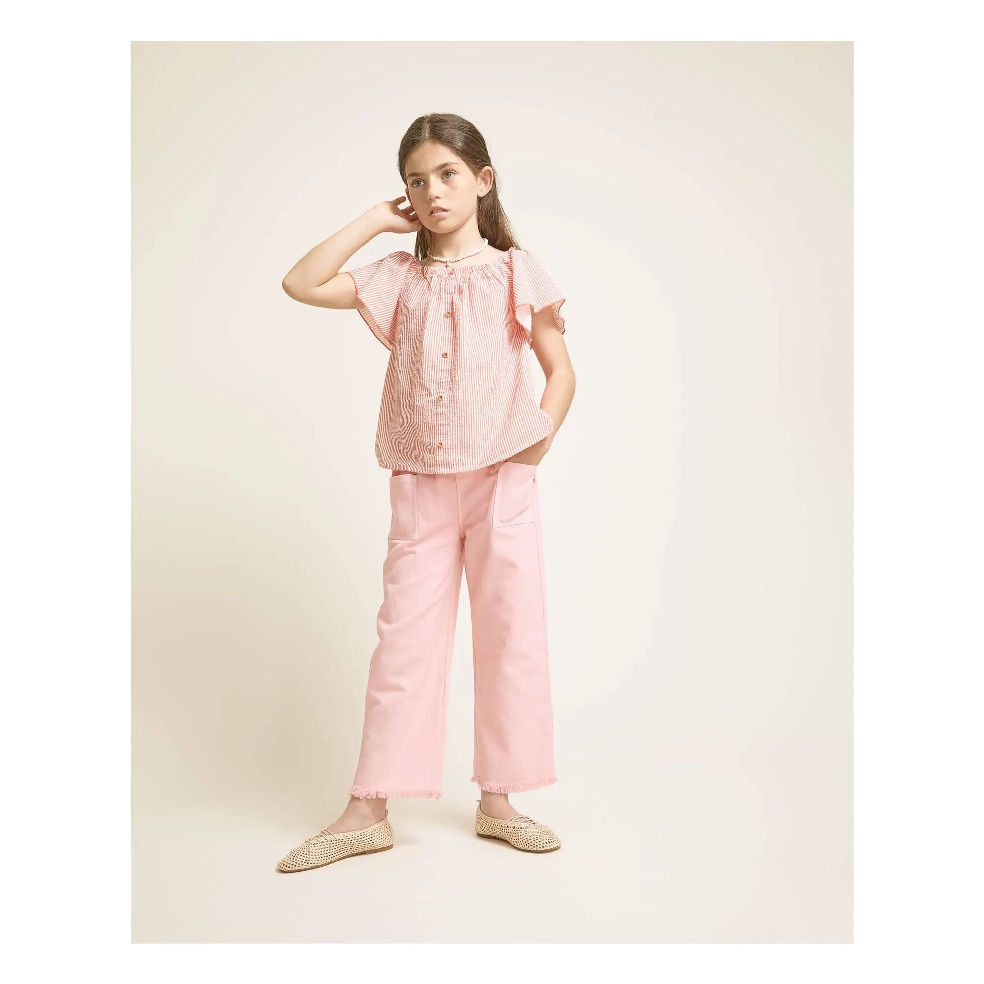 Búho - Lyocell Slim Pants | Soft Pink