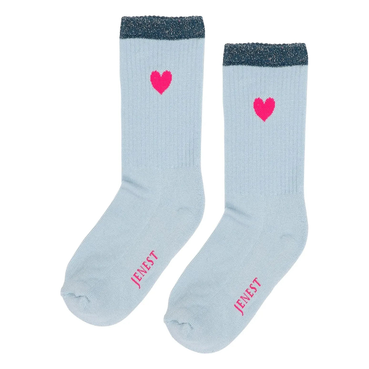Jenest - Fancy Sport Organic Cotton Socks | Light Blue