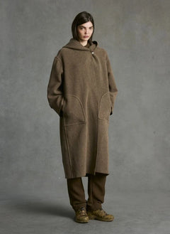 Hod - Carmen Coat | Taupe Brown