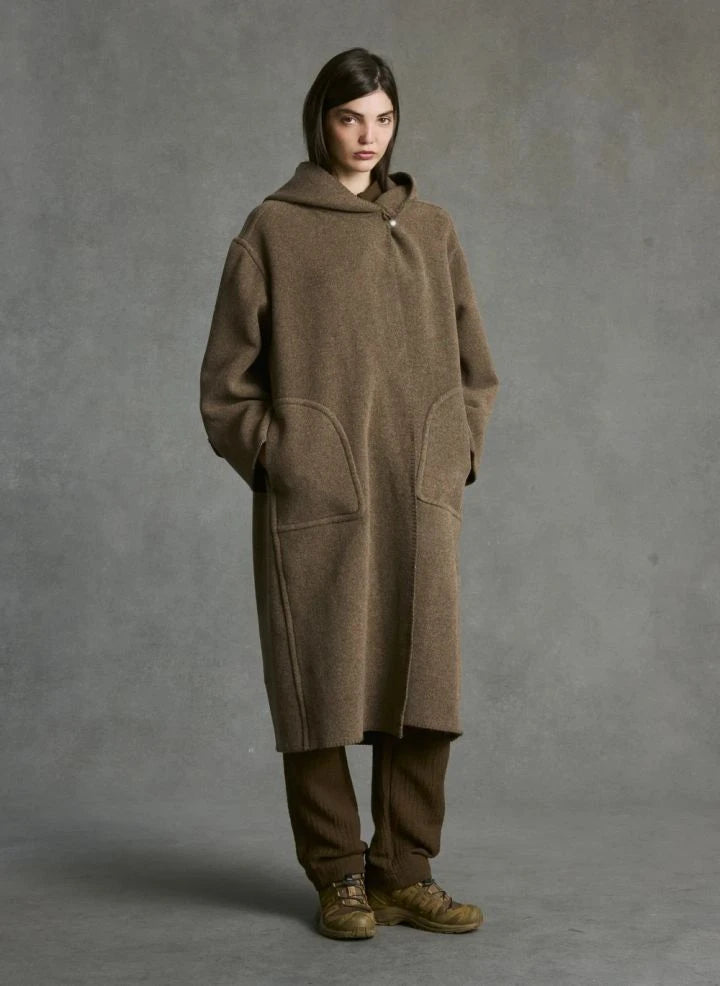 Hod - Carmen Coat | Taupe Brown