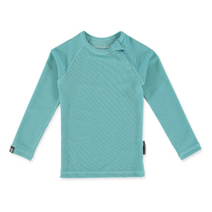 Beach & Bandits - Anti-UV Ribbed T-Shirt | Turquoise