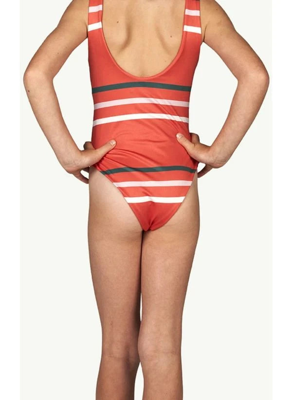The Animals Observatory - Trout Recycled Polyester Swimsuit | Red