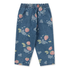 Konges Sløjd - Magot Strawberry Organic Cotton Jeans | Blue