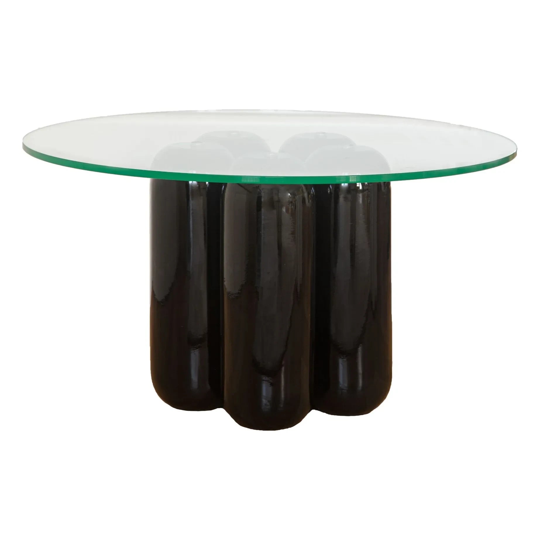 Cosin - Black glass-top coffee table