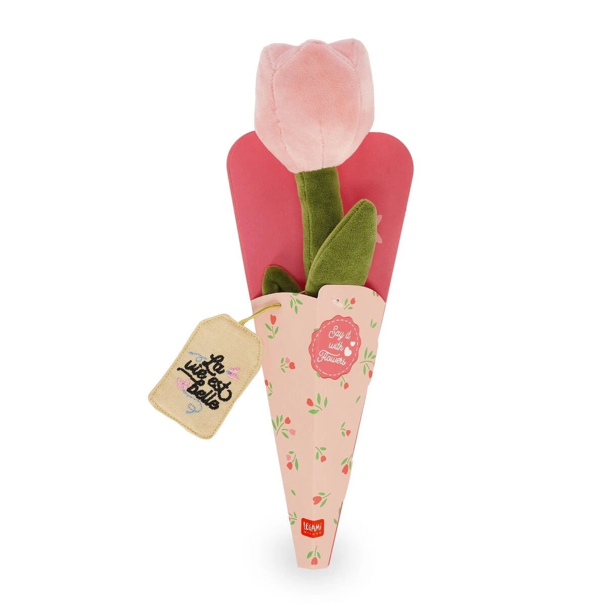 Legami - Tulip Plush Toy Bouquet - Say it with Flowers