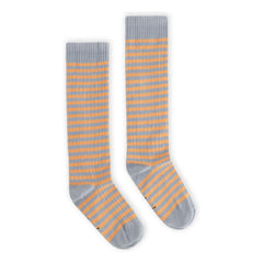 Gray Label - Striped Organic Cotton Socks | Apricot