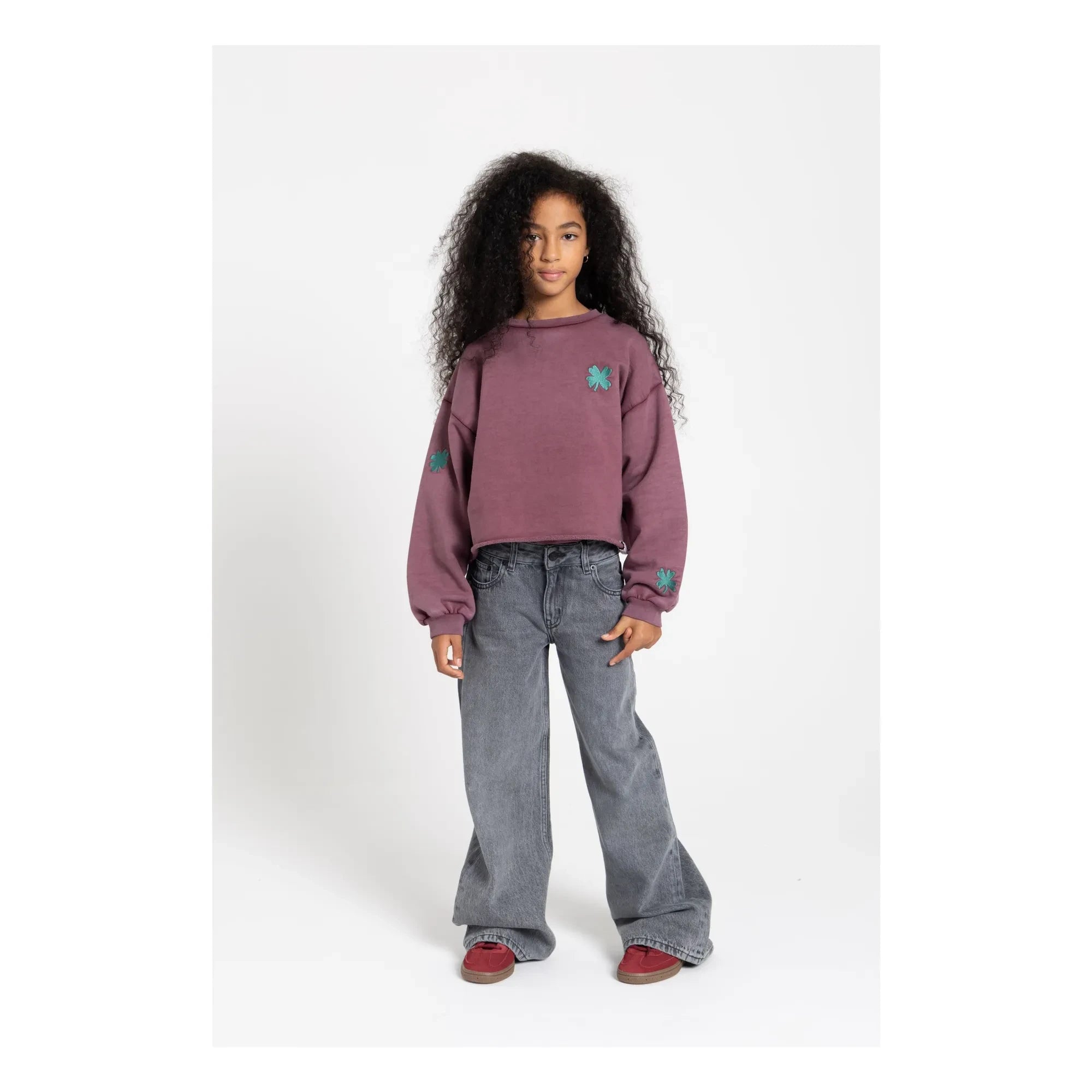 Finger in the Nose - Jean Large April | Gray Denim