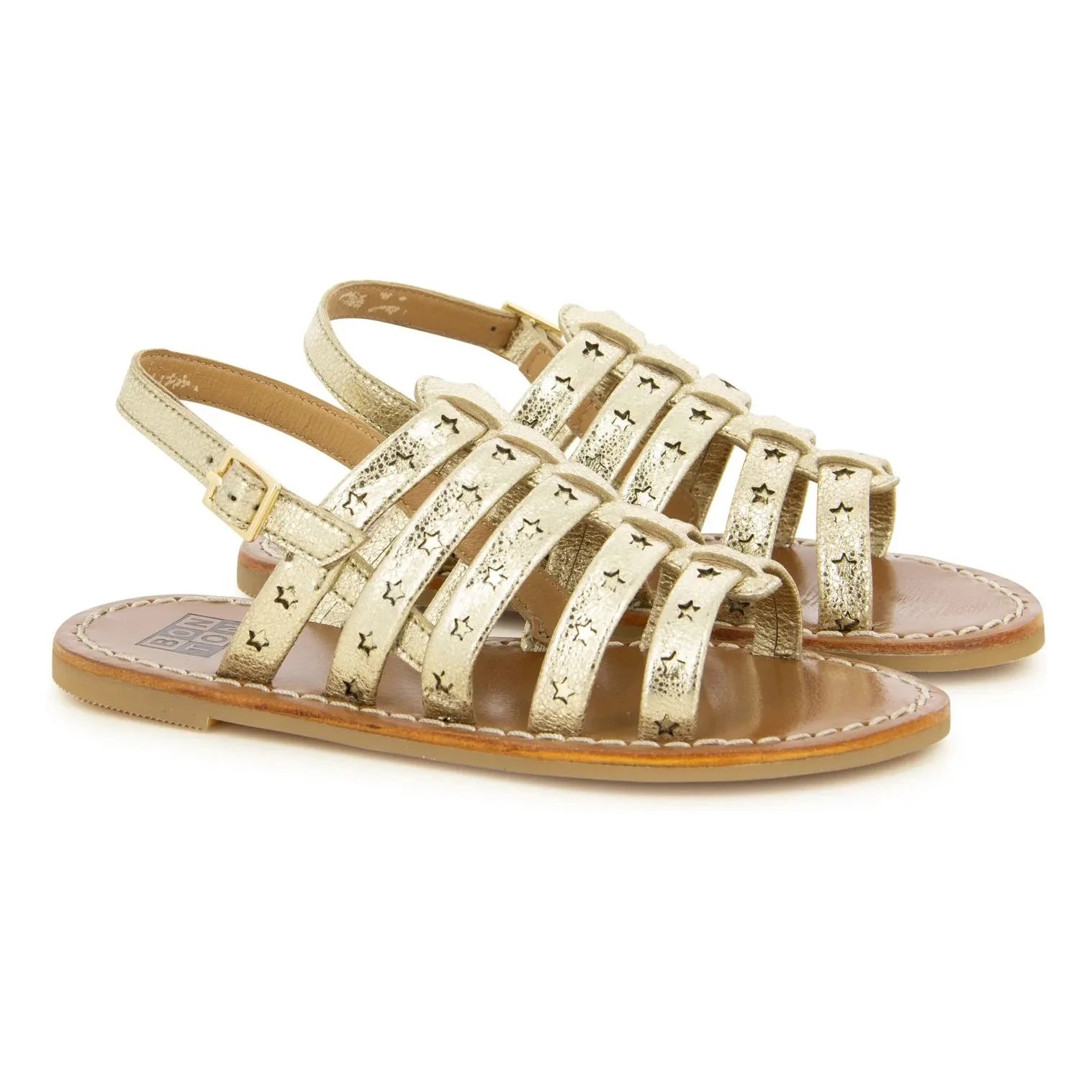 Bonton - Sandy Spart Sandals | Gold