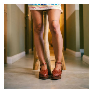 Mapache - Carmen Sandal | Tobacco