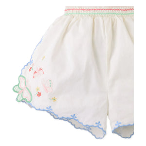 Gingersnaps - Jisoo Embroidered Shorts | White