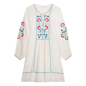 Louise Misha - Janicianne organic cotton dress | White