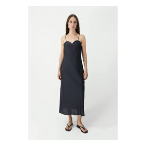 Cordera - Sweetheart Neckline Dress | Black