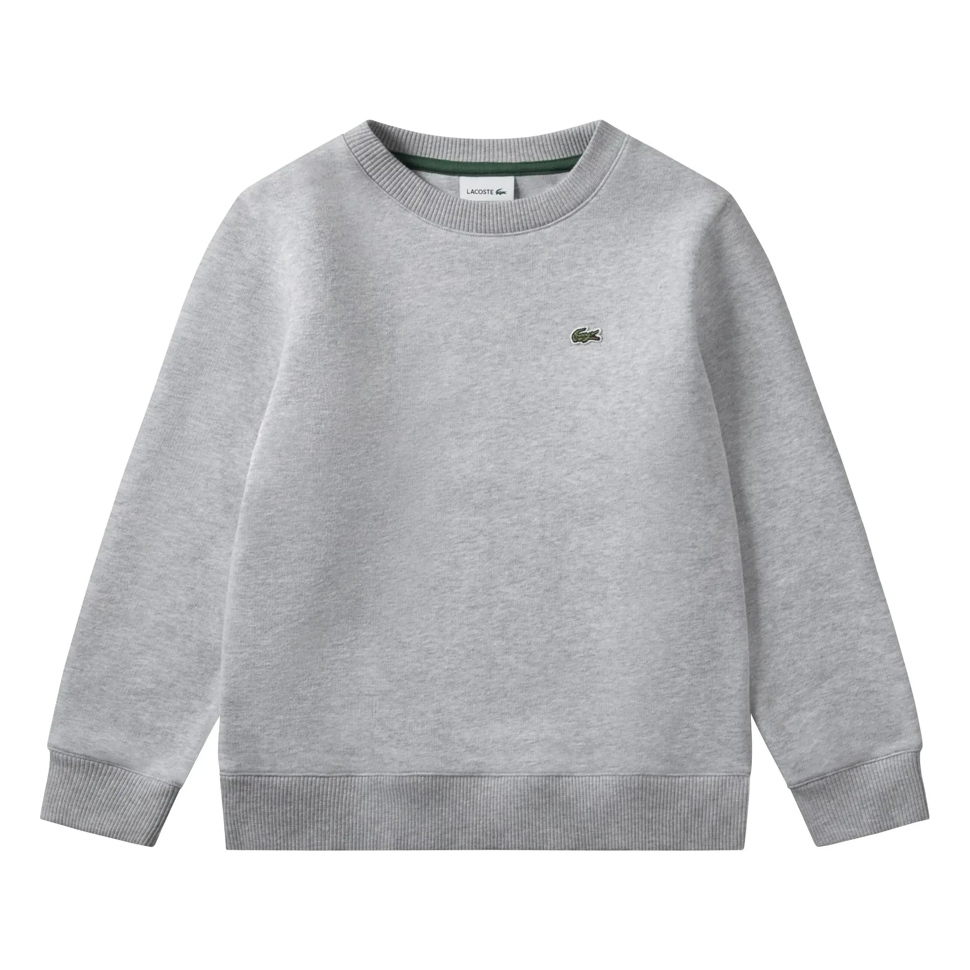Lacoste - Organik pamuk logo sweatshirt | Heather grey